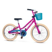 Bicicleta Lovely Aro 20 Rosa Infantil Aro de Alumínio com Cesta Bicicleta Lovely Aro 20 Rosa Infantil Aro de Alumínio com Cesta