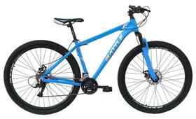Bicicleta Masculina Alumínio Aro 29 21v Cambios Shimano Freio a disco Azul - Dalannio Bike