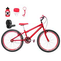 Bicicleta Masculina Aro 24 Aero + Kit Passeio e Acelerador - FlexBikes