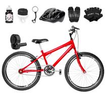 Bicicleta Masculina Aro 24 Aero + Kit Premium