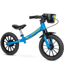 Bicicleta Masculina Dinossauro Azul Sem Pedal Balance