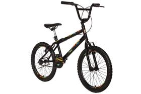 Bicicleta Menino Cross Aro 20 Freio V-brake Com Apoio Vellares Preto