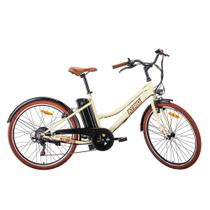 Bicicleta Miami Aro 26 Quadro 15.5 Retrô 350W 7.8Ah 6V Shimano Atrio - BI245M