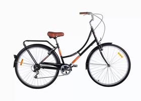 Bicicleta Mobele Imperial Aro 700 Aço 7v Preto