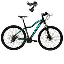 Bicicleta Modelo Feminino Aro 29 KSW MWZA 21 Velocidades Alumínio MTB C/ Câmbio Traseiro SHIMANO