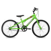Bicicleta Mormaii Aro 20 MTB Masculina 1V V-Brake Verde Kawasaki