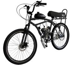 Bicicleta Motorizada 80cc Coroa 52 FrDisc/Susp Banco XR Rocket