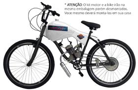 Bicicleta Motorizada Carenada (Bicicleta desmontada e Kit) - Rocket