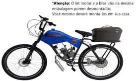 Bicicleta Motorizada Carenada Cargo Fr/Disk (kit & bike Desmont)