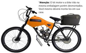 Bicicleta Motorizada Carenada Cargo Fr/Disk (kit & bike Desmont)