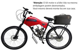 Bicicleta Motorizada Carenada Cargo Fr/Disk (kit & bike Desmont) - Rocket