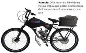 Bicicleta Motorizada Carenada Cargo Fr/Disk (kit & bike Desmont) - Rocket