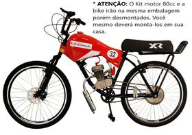 Bicicleta Motorizada Carenada F1 (kit 80cc & bike Desmont) - Rocket