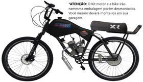 Bicicleta Motorizada Carenada Fr/Disk Banco XR (kit & bike Desmontada)