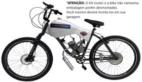 Bicicleta Motorizada Carenada Fr/Disk (kit & bike Desmont)