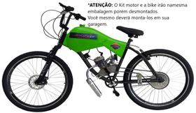 Bicicleta Motorizada Carenada Fr/Disk (kit & bike Desmontada)