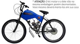 Bicicleta Motorizada Carenada (kit & bike Desmont) - Rocket
