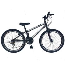 Bicicleta mountain bike aro 24 aero /unissex - preta - Depedal Bikes