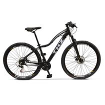 Bicicleta Mountain Bike Aro 29 TKZ Fuji Shimano Alumínio 21v Freio a Disco e Suspensão Mecânica