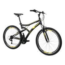 Bicicleta Mountain Bike Caloi Andes Aro 26 21 Marchas Freio V-Brake Quadro Aço Preta