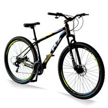 Bicicleta Mountain Bike MTB Aro 29 Alumínio 24 velocidades Suspensão Ahead Set