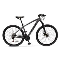 Bicicleta Mountain Bike TKZ Fuji Aro 29 em Alumínio 21 Velocidades Freio a Disco Suspensão Mecânica