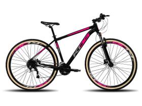 Bicicleta MTB Aro 29 KOG 27V Freio Hidráulico Cubos k7