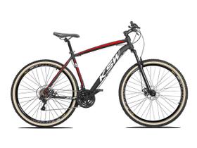 Bicicleta MTB Aro 29 KSW 27 Marcha Freio a Disco Cubos K7