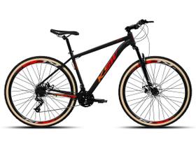 Bicicleta MTB Aro 29 KSW 27V Freio Hidráulico Cubo K7 Trava