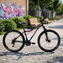 Bicicleta MTB Cairu Bella Aro 29 Freio a Disco 21 Marchas
