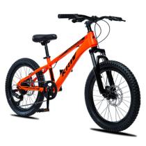 Bicicleta MTB KRW Aro 20 com câmbio 7 velocidades L20 Bicicleta MTB KRW Aro 20 com câmbio 7 velocidades L20