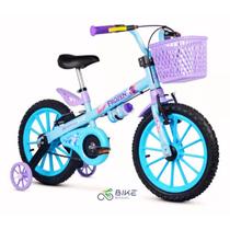 Bicicleta nathor aro 16 frozen azul