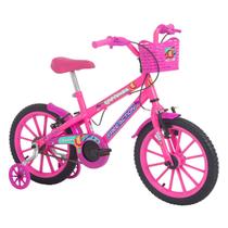 Bicicleta P/ Menina - Aro 16 Free Action Capivara Lovers