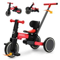 Bicicleta para criança Bobike 5 em 1 com empurrador e assento ajustável Bicicleta para criança Bobike 5 em 1 com empurrador e assento ajustável