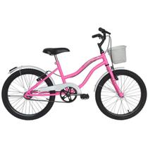 Bicicleta para menina Aro 20 Beach cor Rosa Chiclete - Dalannio Bike