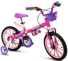 Bicicleta para menina Top Girls Aro 16 Nathor