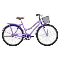 Bicicleta Paradise e Passeio Aro 26 1v V-Brake Lilás Free Action Bicicleta Paradise e Passeio Aro 26 1v V-Brake Lilás Free Action