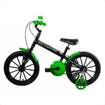 Bicicleta Passeio Ktx Aro 16 Para Meninos, Com Rodinhas E Quadro De Aço Carbono Preto S Bicicleta Passeio Ktx Aro 16 Para Meninos, Com Rodinhas E Quadro De Aço Carbono Preto S