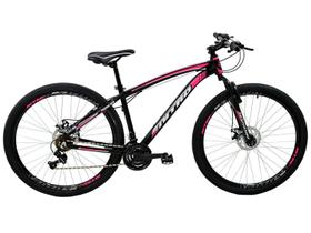 Bicicleta Polimet MTB Nitro Câmbio Shimano 17/Aro Preta/Rosa 7163