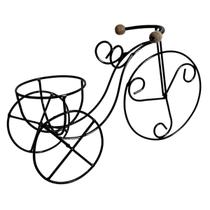 Bicicleta Porta Vaso De Flores Suporte Artesanal Em Ferro de Mesa