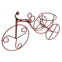 Bicicleta Porta Vaso De Flores Suporte Artesanal Em Ferro de Mesa Bicicleta Porta Vaso De Flores Suporte Artesanal Em Ferro de Mesa