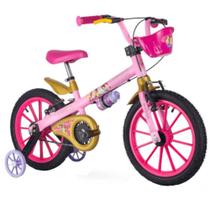 Bicicleta Princesas Nathor Aro 16 Com Garrafinha