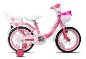 Bicicleta pro x infantil missy vintage com cadeirinha aro 16
