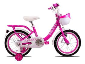 BICICLETA PRO-X MISSY ARO 16 cor ROSA/BRANCO e cor AZUL/LARANJA/BRANCO