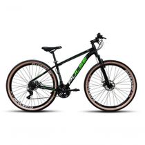 Bicicleta Pulse Quick Aro 29 Freio A Disco 21v Cambios Shimanos Preto Verde E Branco Bicicleta Pulse Quick Aro 29 Freio A Disco 21v Cambios Shimanos Preto Verde E Branco