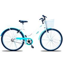 Bicicleta Retrô Feminina Forss Rose Aro 26 - Violeta