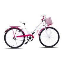 Bicicleta Retro Infantil Aro 24 Forss Hello Pink