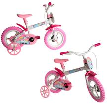 Bicicleta Rosa Menina até 22kg Magic Rainbow