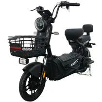 Bicicleta Scooter Elétrica 600W Alarme Eko-5 Preta Duos