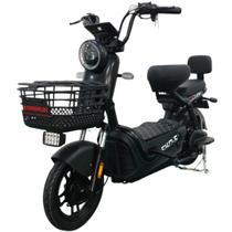 Bicicleta Scooter Elétrica 600W Alarme Eko-5 Preta Duos Bicicleta Scooter Elétrica 600W Alarme Eko-5 Preta Duos
